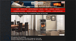 Desktop Screenshot of novatherm.ch